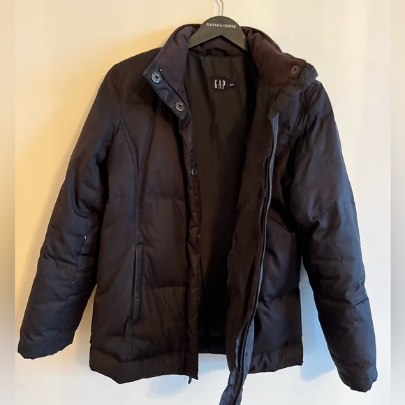 GAP Black Winter Coat - Picture 1 of 9